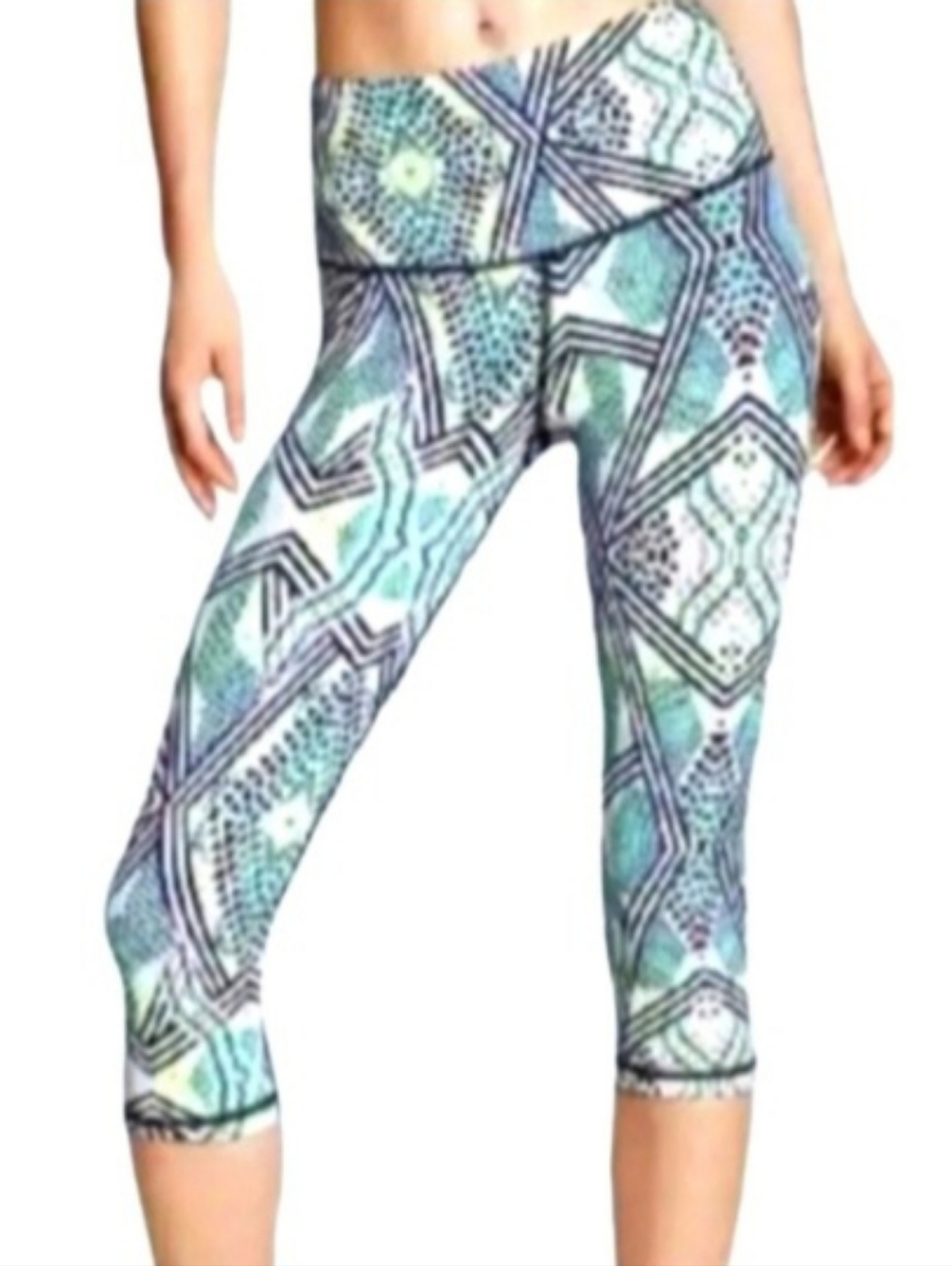 Victoria's Secret VSX Sport Tight Crop Leggings | EUC | Multicolor